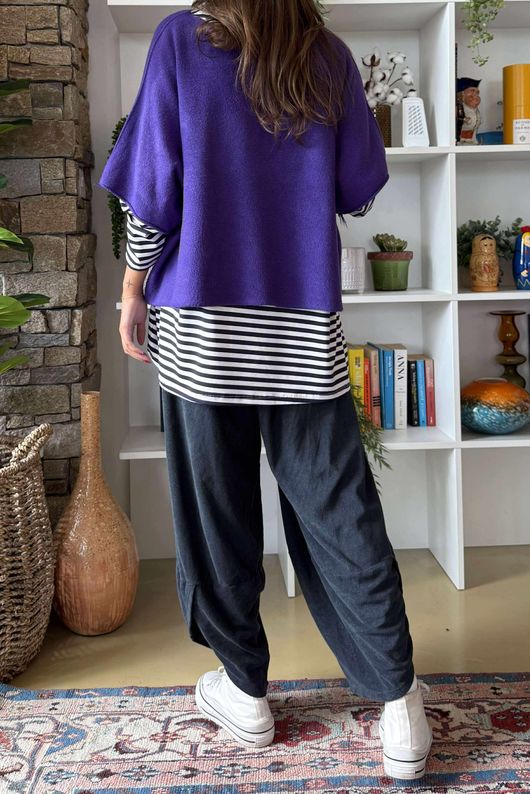 Conrad Layer Knit Purple Rain