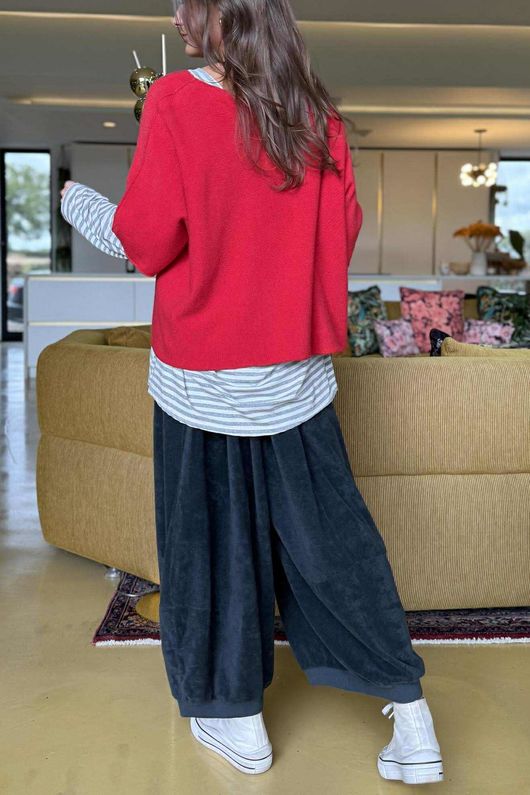 Conrad Layer Knit Rouge