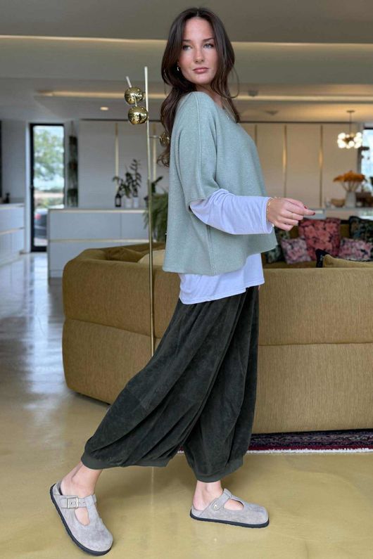 Conrad Layer Knit Soft Sage