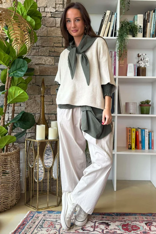 Conrad Layer Knit Stone 
