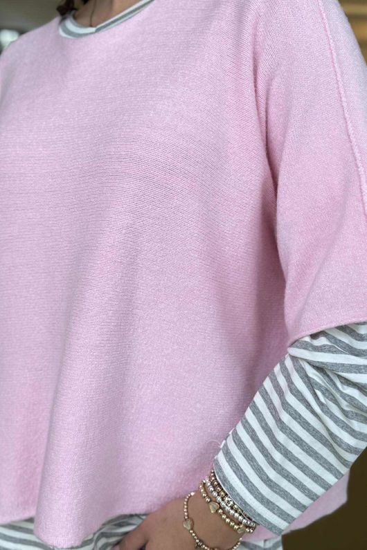 Conrad Layer Knit Sugar