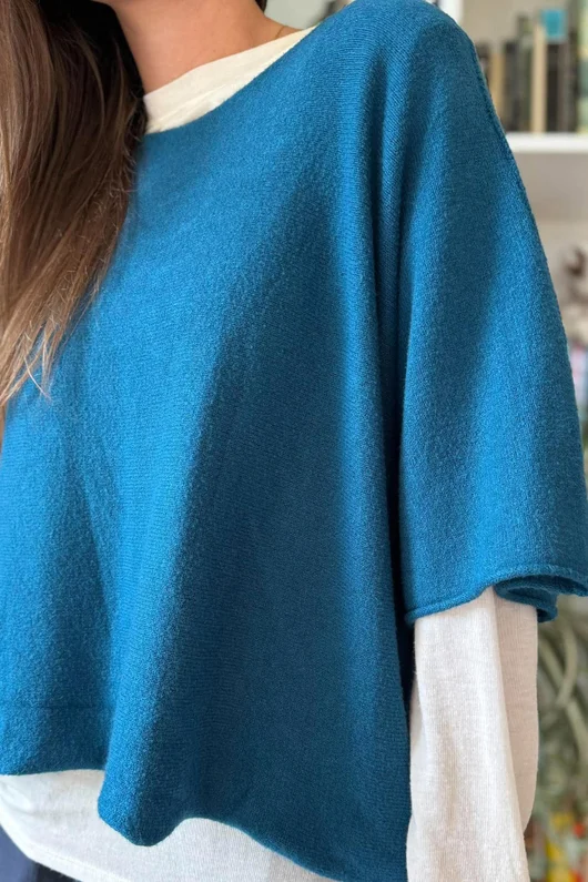 Conrad Layer Knit Teal