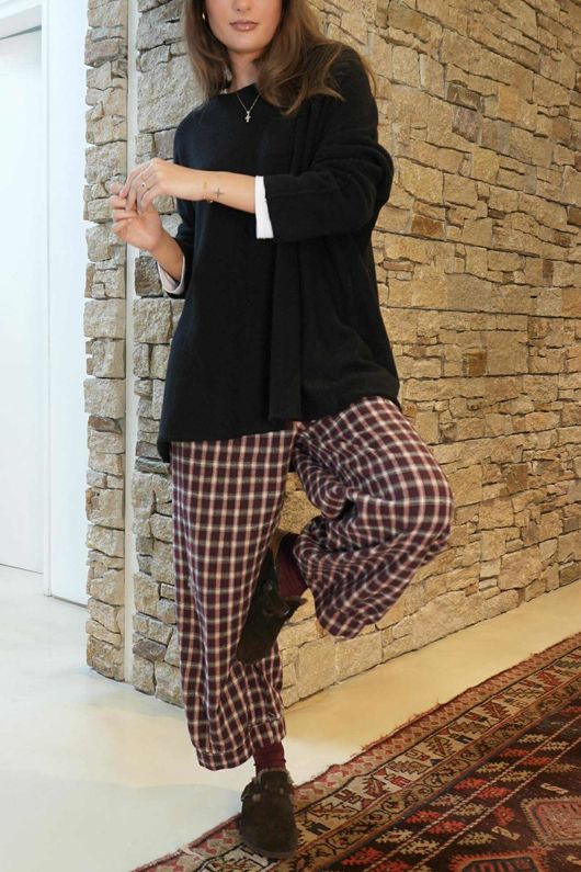 Conrad Oversized Boxy Knit Black /20=