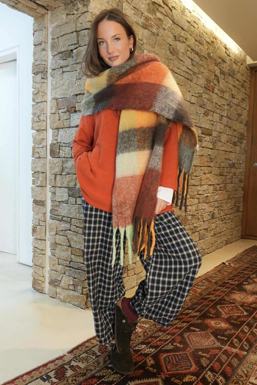 Conrad Oversized Boxy Knit Ginger /20=