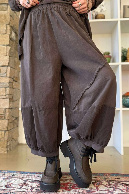 Cooper Needlecord Panel Bloom Pant Coffee Bean 