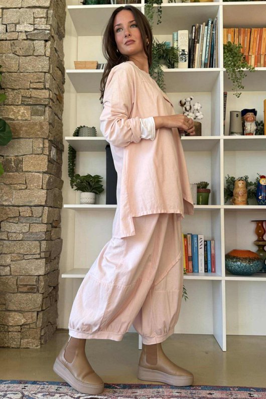 Cooper Needlecord Panel Top Rosewater /12=