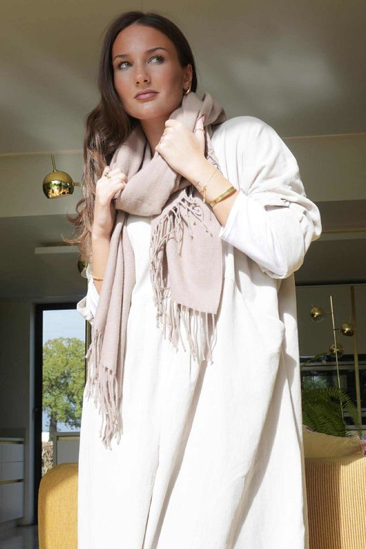 Cooper Needlecord Smock Dress Stone  /14 =