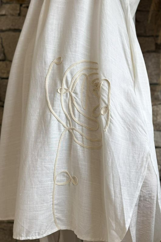 Dahlia Shirt Dress White /16=