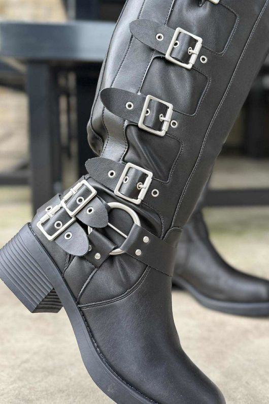 Dakota Biker Boot Black