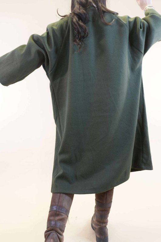 Dalton Funnel Coat Deep Khaki 