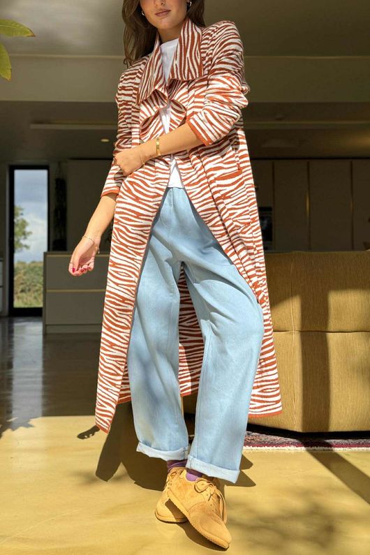 Darling Knit Trench Rust /10 •pre order due approx 1 week