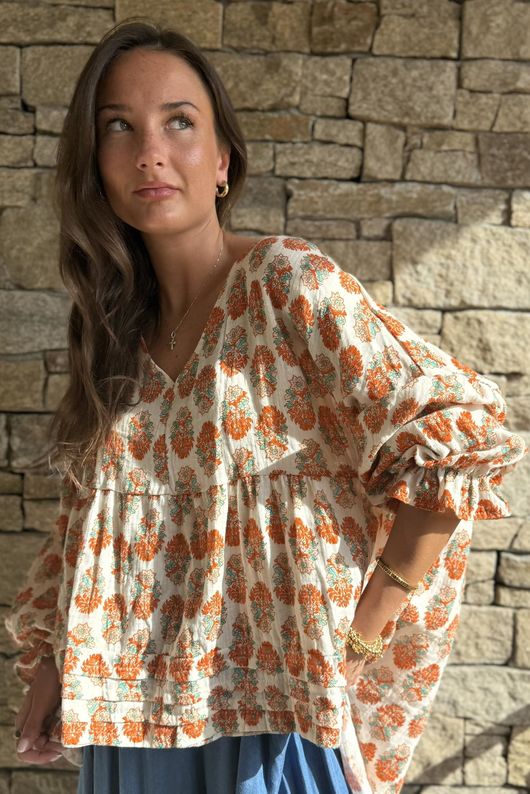 Daughter Of Ibiza Artist Smock Marigold & Jade