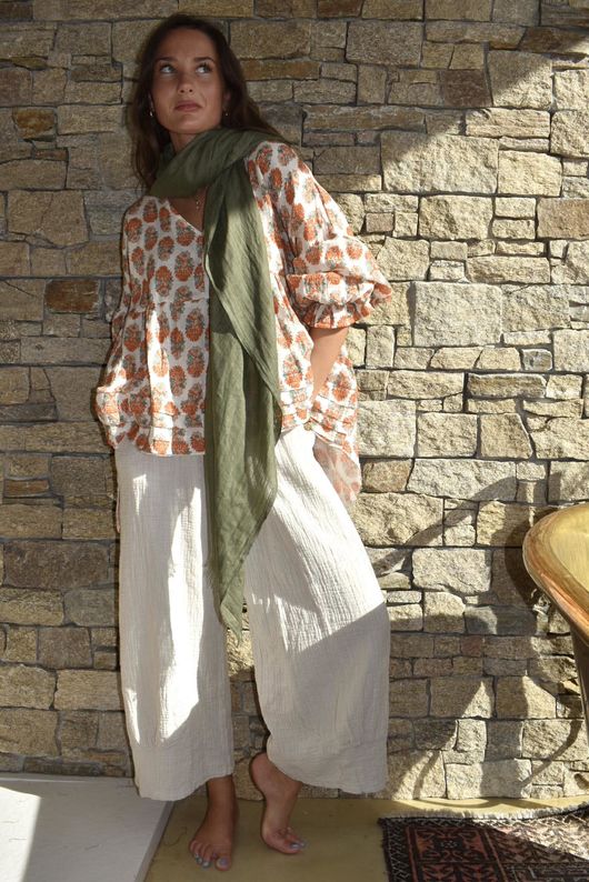 Daughter Of Ibiza Artist Smock Marigold & Jade