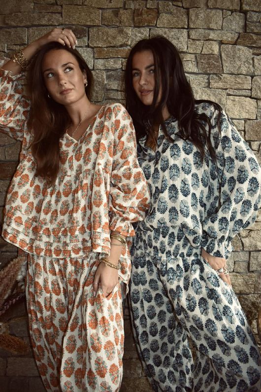 Daughter Of Ibiza Artist Smock Marigold & Jade