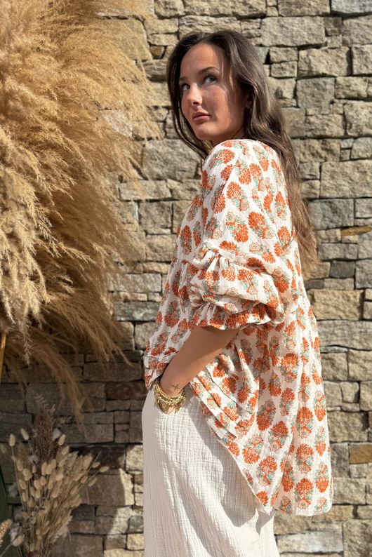 Daughter Of Ibiza Artist Smock Marigold & Jade