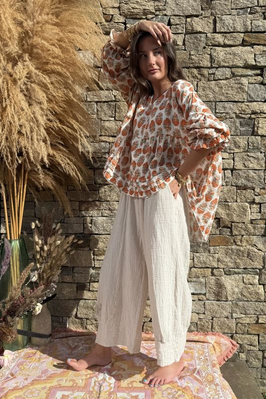 Daughter Of Ibiza Artist Smock Marigold & Jade