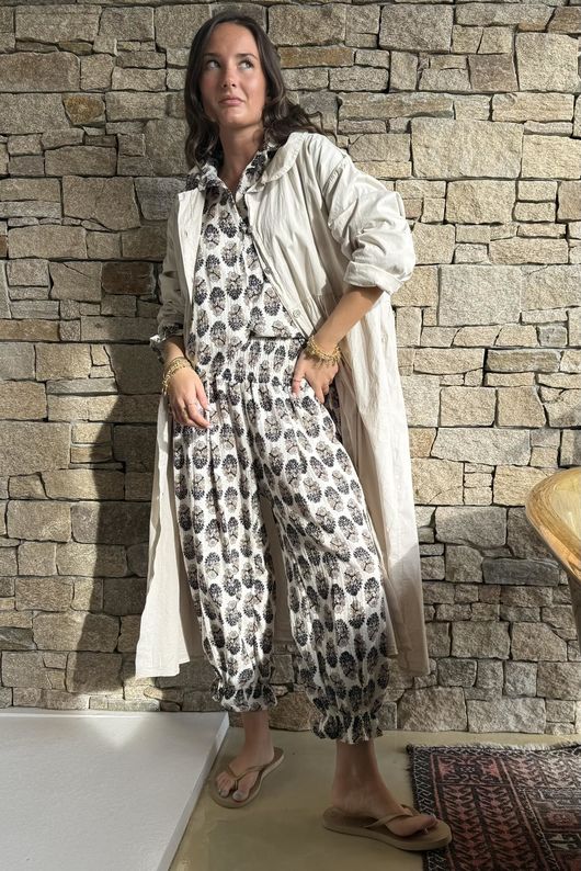 Daughter Of Ibiza Bloomer Pant Black & Earth