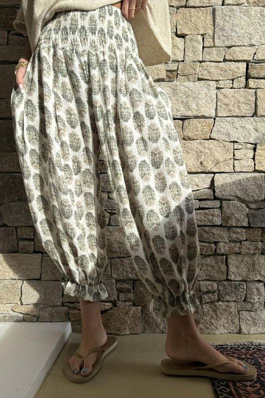 Daughter Of Ibiza Bloomer Pant Sage & Moss