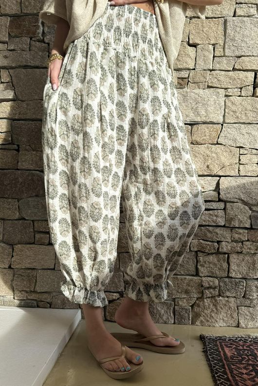 Daughter Of Ibiza Bloomer Pant Sage & Moss