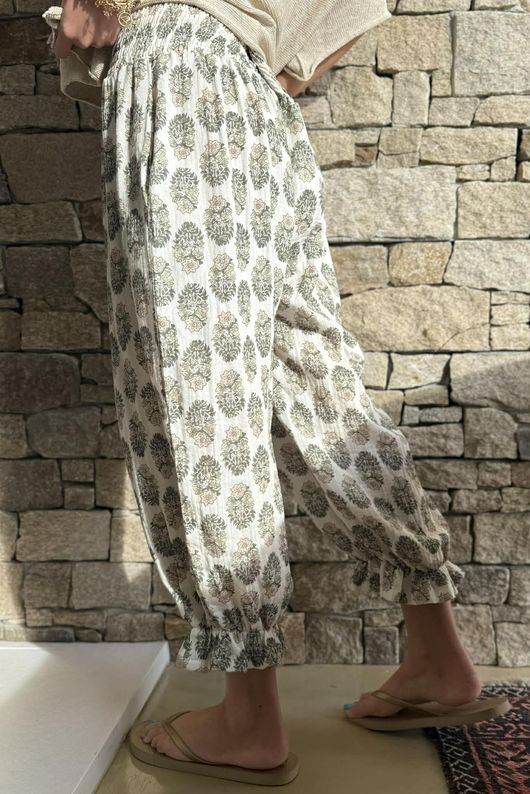 Daughter Of Ibiza Bloomer Pant Sage & Moss