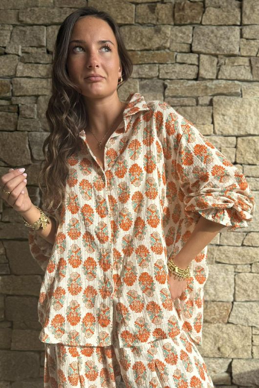 Daughter Of Ibiza Boyfriend Shirt Marigold & Jade