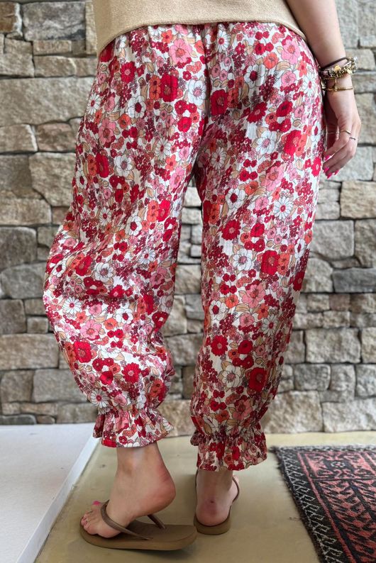 Daughter Of Ibiza Lovechild Bloomer Pant Scarlet & Rose