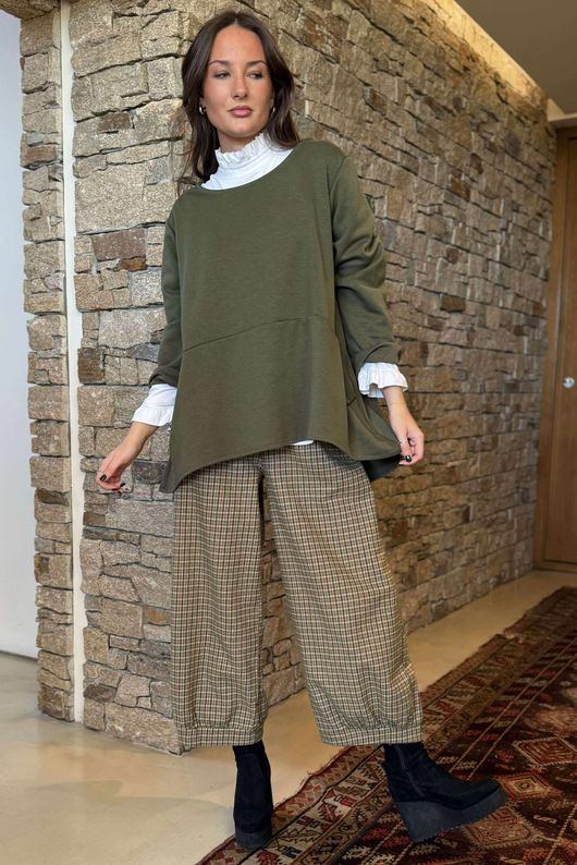 Donald Demi Bloom Pant Olive - 