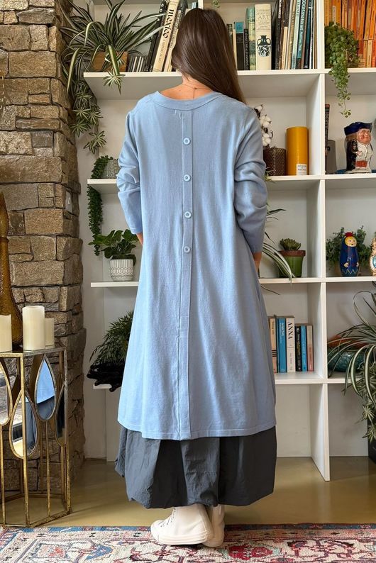Downton Tailcoat Coatigan Bridgeton Blue
