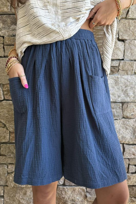 Dusk Bubble Cotton Shorts Airforce