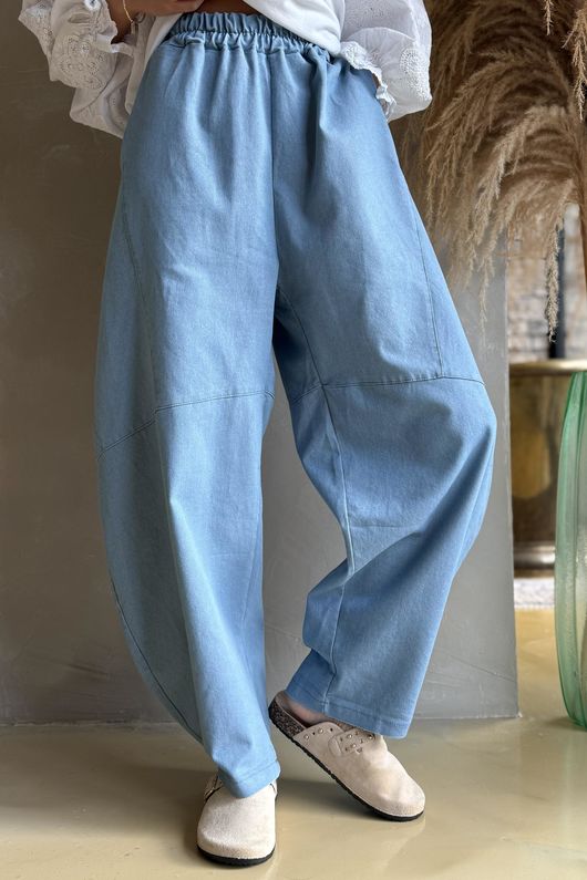 Essential Stretch Classic Barrel Jean Light - 