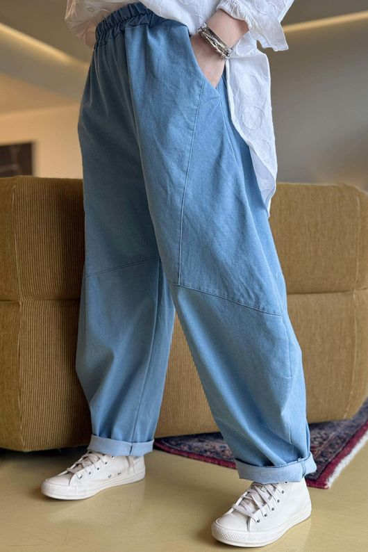 Essential Stretch Classic Barrel Jean Light - /20=