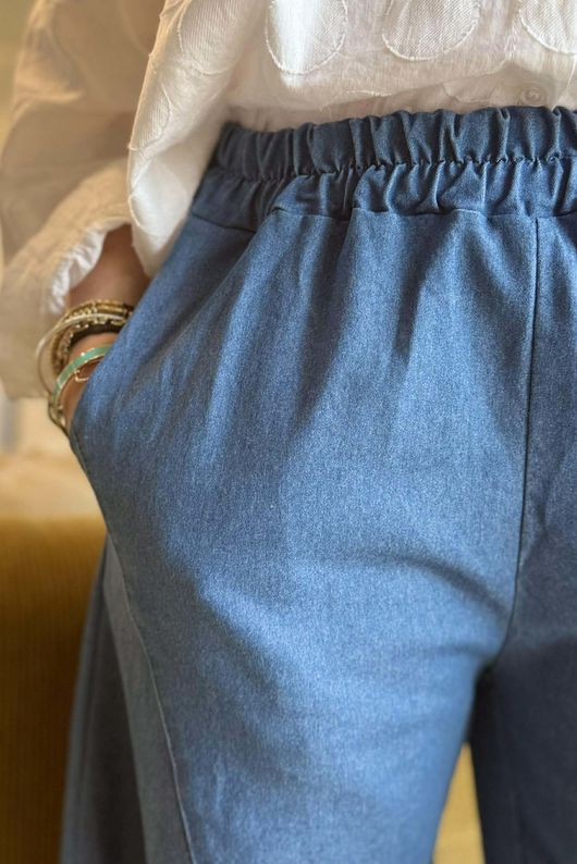 Essential Stretch Classic Barrel Jean Mid - /27=