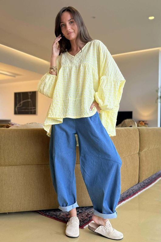 Essential Stretch Classic Barrel Jean Mid - 