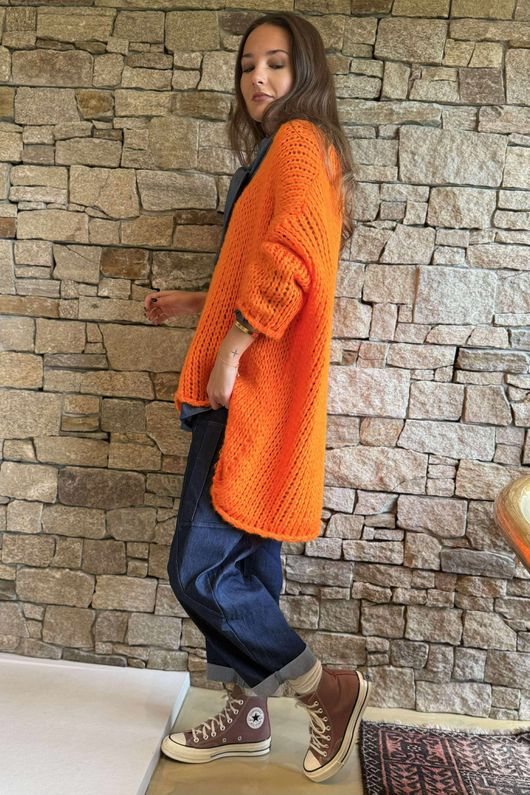 Fisherman Grunge Knit Aperol /16=