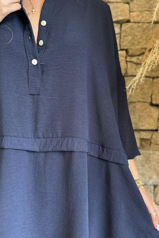 Fleetwood Dreams Smock Navy /8=