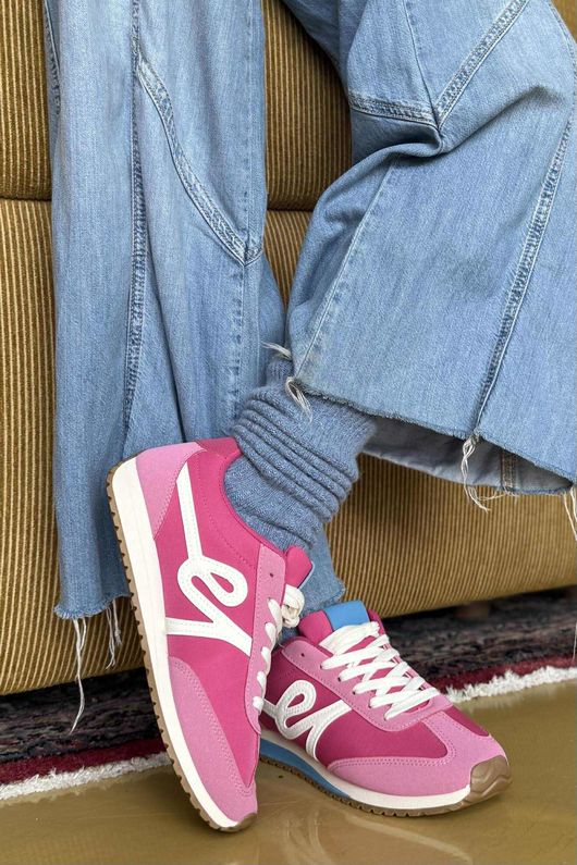 Flow Retro Trainer Pink