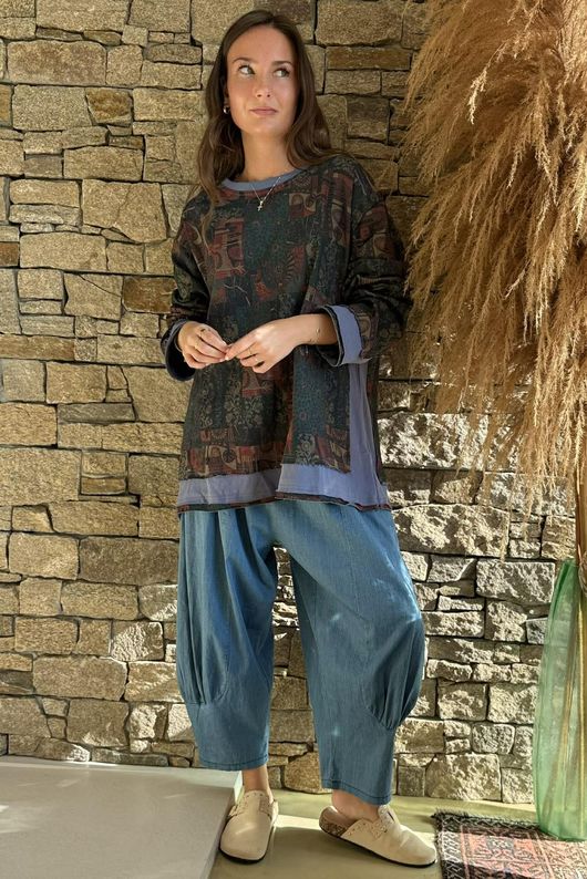 Freddie Quirky Classic Barrel Jean Mid -