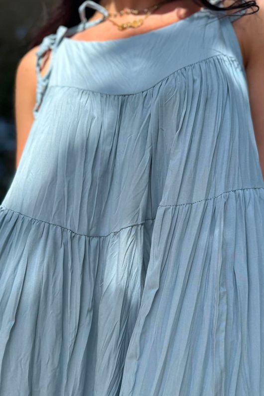 gabriella bohemian tie detail maxi dress Gabriella Maxi Dress (Taihiti) Holland Cooper