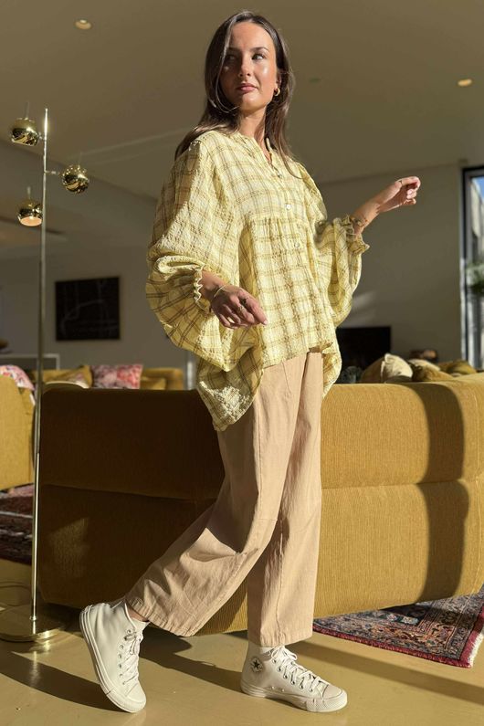 Greta Country Smock Custard