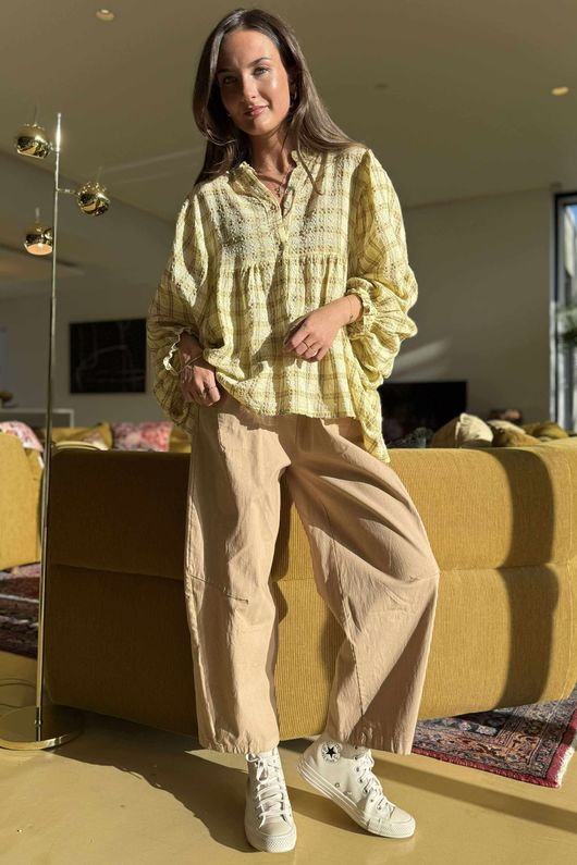 Greta Country Smock Custard