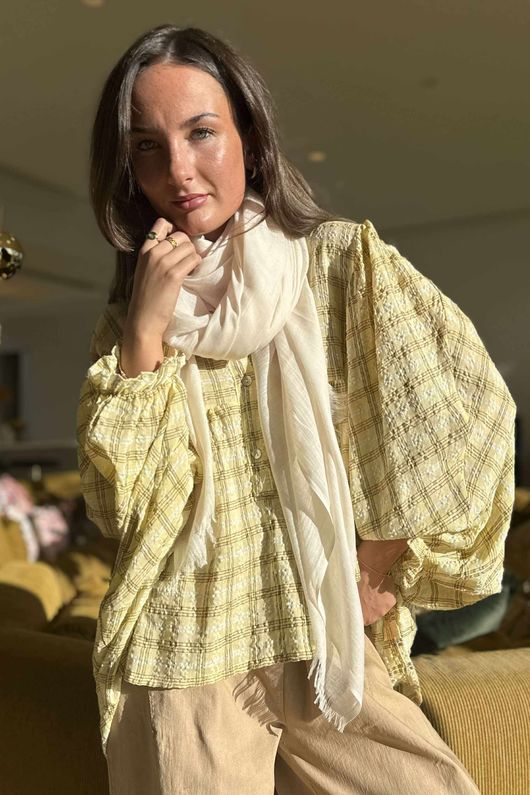 Greta Country Smock Custard