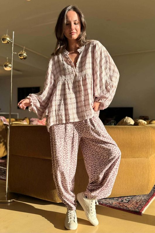 Greta Country Smock Rosewater