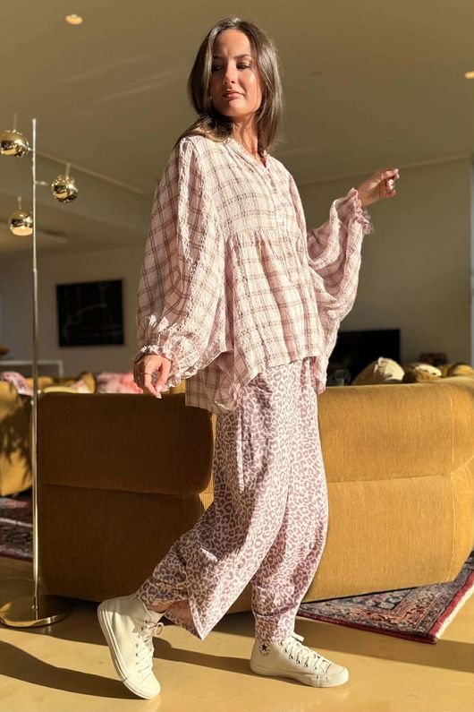 Greta Country Smock Rosewater