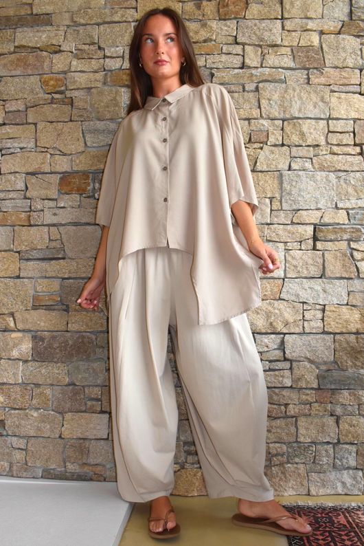 Half Moon Shirt Stone 
