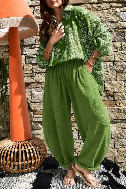 Hush Pillow Cotton Classic Barrel Pant Rio Pre order 12 days