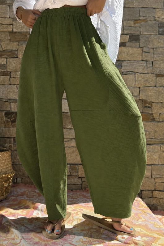 Hush Pillow Cotton Classic Barrel Pant Rio Pre order 12 days