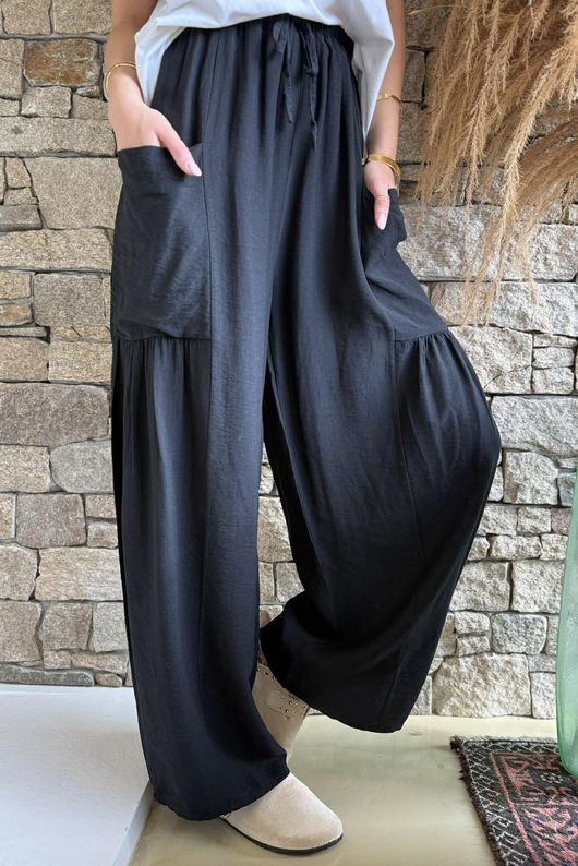 Huxley Barrel Pant Black /3=