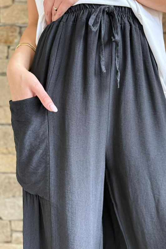 Huxley Barrel Pant Black /3=