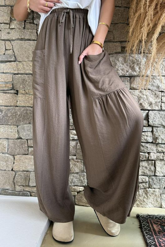 Huxley Barrel Pant Chocolate /9=