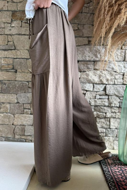 Huxley Barrel Pant Chocolate /9=